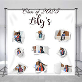 Aperturee - Aperturee Custom Photos Simple Congras Graduation Backdrop